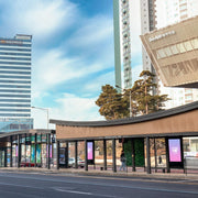 【合井駅】 バスシェルターセット