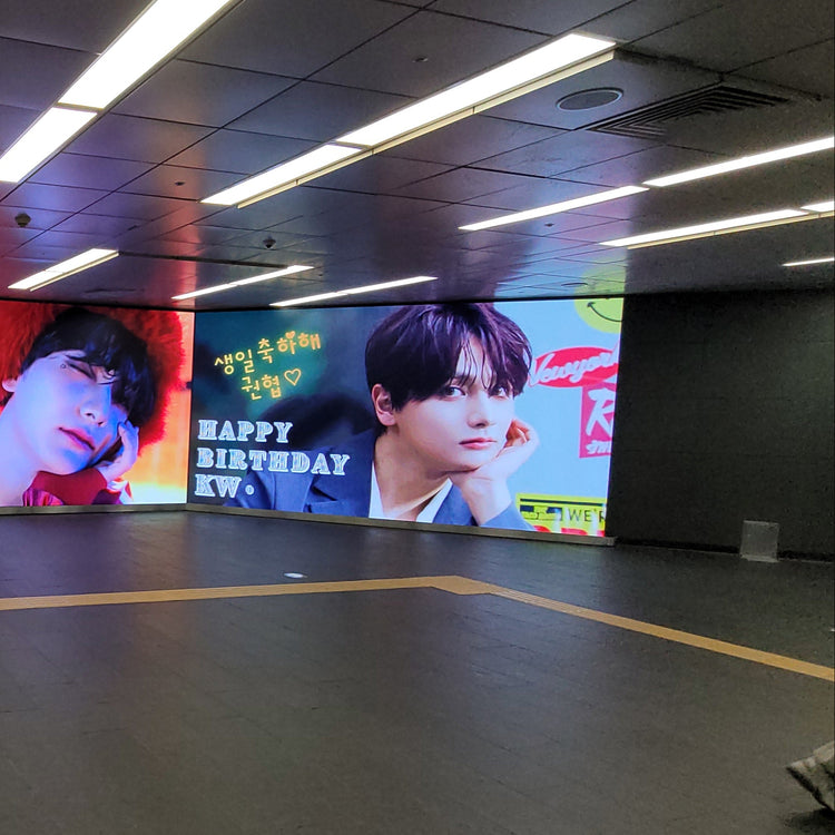 [WAKER Kwon Hyup] ป้ายดิจิตอลสถานีมหาวิทยาลัยฮงอิก ตัวอย่างโฆษณายอดนิยม (2026/02)