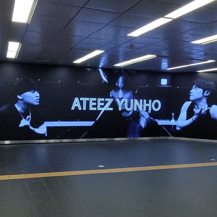 [ATEEZ Yunho] ป้ายดิจิตอลสถานีมหาวิทยาลัยฮงอิก ตัวอย่างโฆษณาที่ชื่นชอบ (2026/03)