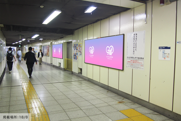 [สถานี Tokyo Metro Shinjuku] B0/B1 โปสเตอร์